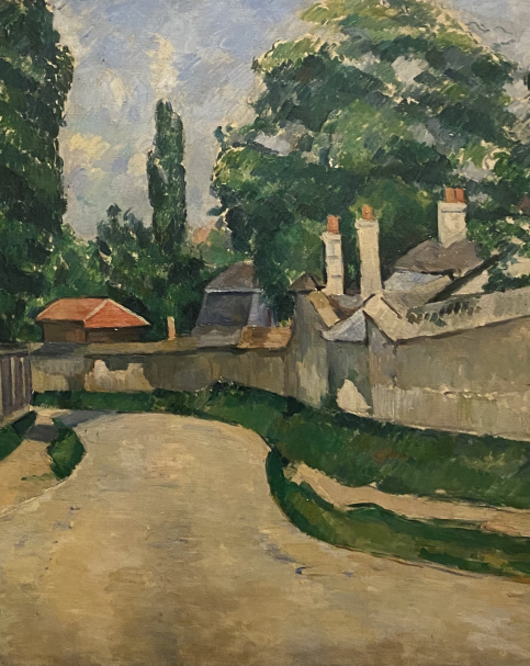 Paul Cézanne .Houses along a Road, 1881. Hermitage SPb