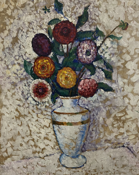 Ilya Mashkov. Still life with Dahlias. National art gallery of Armenia