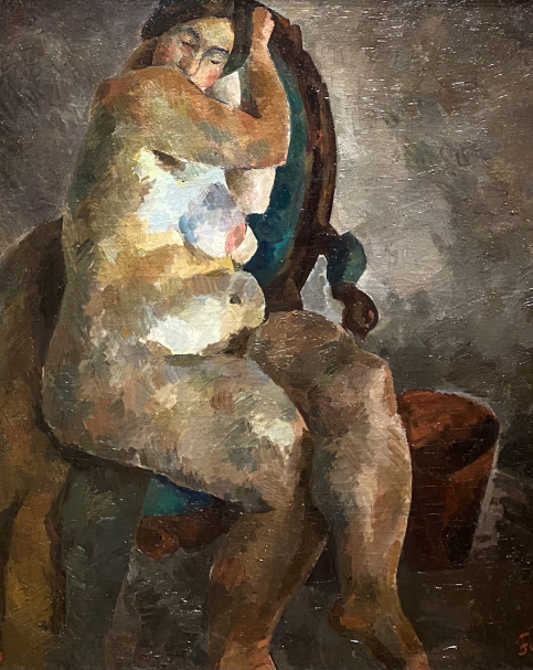 Robert Falk. Nude in a chair. 1922-1923. GTG. Moscow