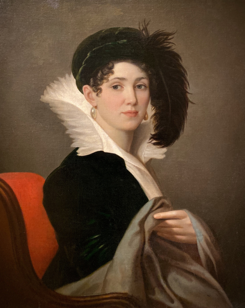 Alexei Egorov. Portrait of Maria Buyalsky (Drossard), 1824.  Russian museum SPb