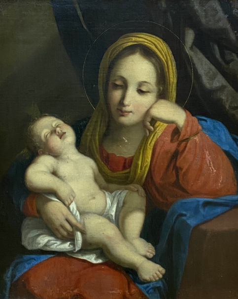 Francesco Mancini. Madonna with Child. National art gallery of Armenia