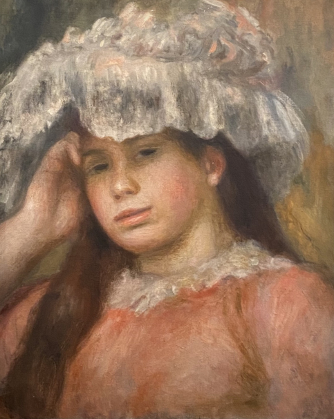 Pierre Auguste Renoir. Young Girl in a Hat.1892. Hermitage SPb