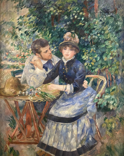 Pierre Auguste Renoir.  In the Garden. 1885. Hermitage SPb