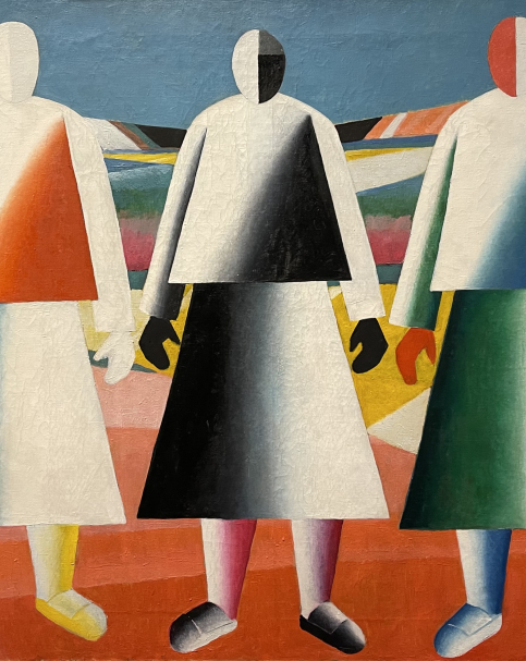 Kazimir Malevich 1879-1935. Girls in field, 1928-1929.  Oil on canvas. Photo Dan