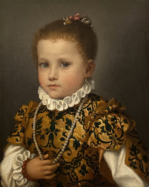 Giovan Battista Moroni. Portrait of a Girl of the Redetti Family. 1570-1573. Accademia Carrara. Bergamo