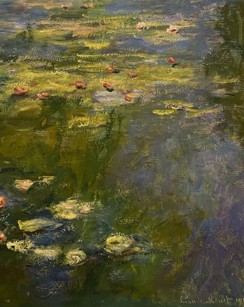 Claude Monet 1840-1926. Water Lily Pond, 1919. Oil on canvas. Tel Aviv museum of art. Photo Dan Daniel