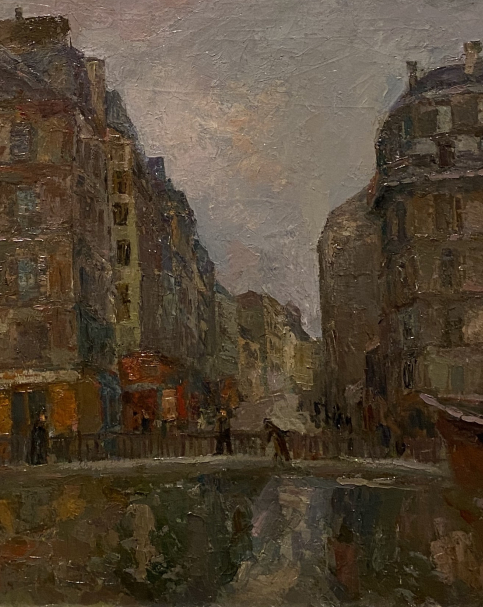 Robert Falk. Canal Saint-Martin. 1934-1935. Collection of the Krivosheev family, Moscow