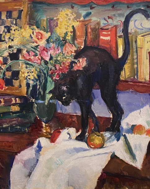 Jean Joveneau. Still life with a Cat. Ca. 1907. Hermitage SPb