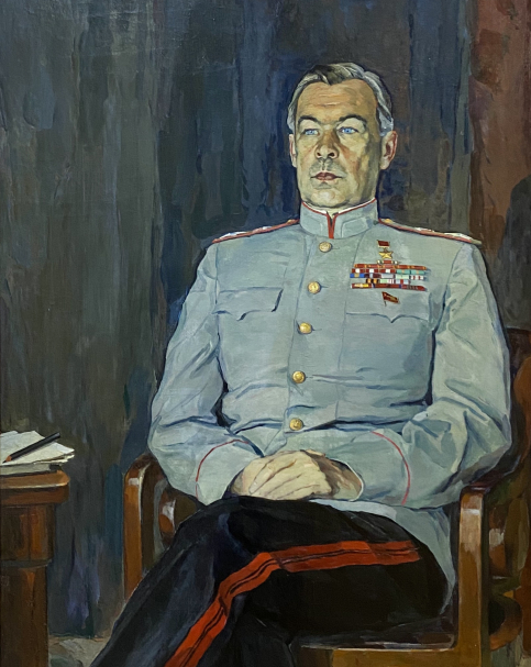 Pavel Korin. Portrait of Leonid Govorov. 1949.   National art gallery of Armenia. Yerevan