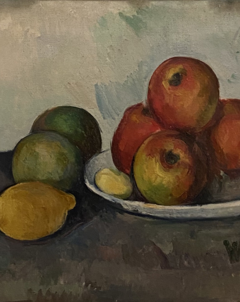 Paul Cazanne. Still life with Apples, ca. 1890. Oil on canvas. Hermitage SPb. Photo Dan