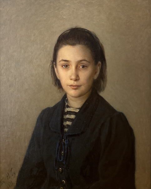 Nikolai Ge (1831-1894). Portrait of O.P. Kostycheva 1891. Russian Museum, St. Petersburg