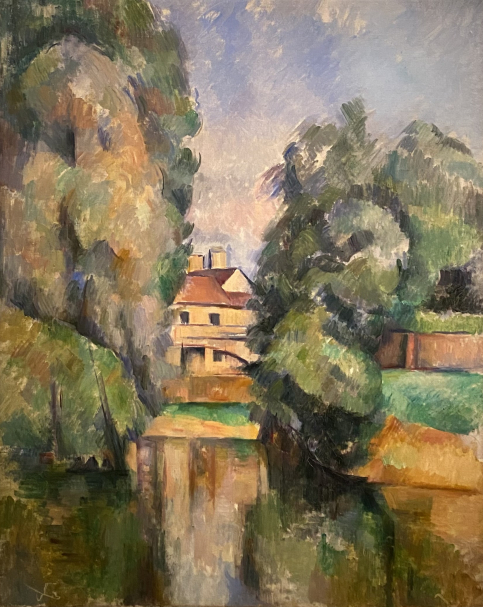 Paul Cezanne 1839-1906. Country House by the River, 1890. Oil on canvas. The Israel Museum Jerusalem. Photo Dan