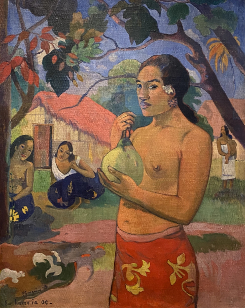 Paul Gauguin. woman holding fetus (Eu haere ia oe), 1893. Photo Dan