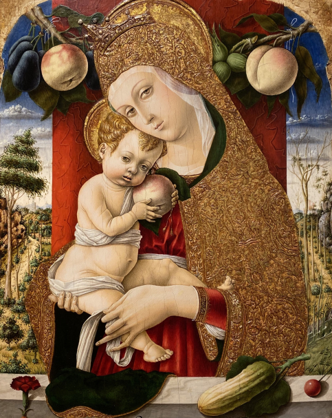 Carlo Crivelli. Madonna and Child. 1482. Accademia Carrara. Bergamo