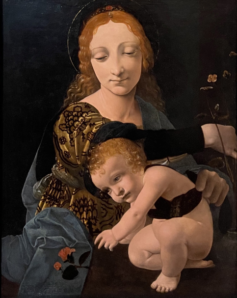 Giovanni Antonio Boltrafio. 1467-1516. The Virgin and Child. 1490 circa. Museo Poldi Pezzoli. Milan