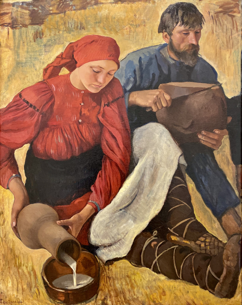 Zinaida Serebryakova. Peasants. 1914. Russian museum SPb.