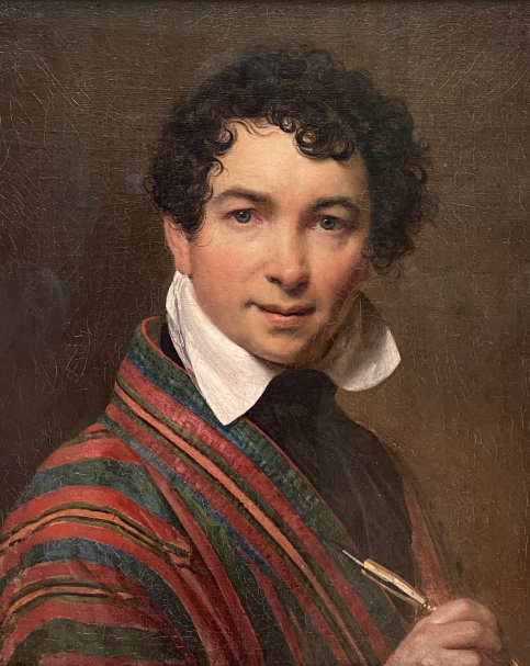 Orest Kiprensky. 1782-1836. Self-Portrait, 1828. Oil on canvas.  State Tretyakov Gallery. Photo Dan Daniel