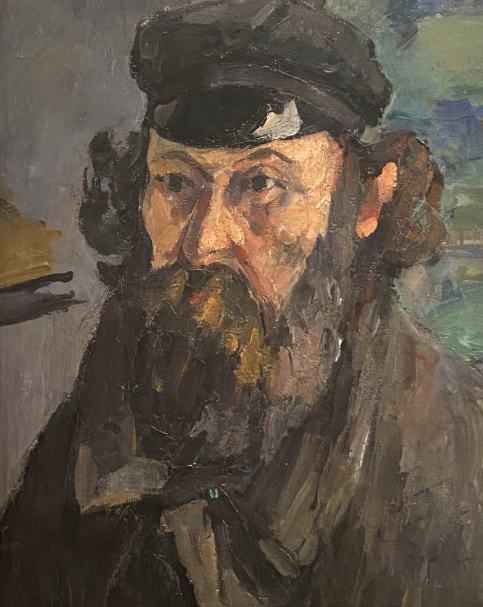 Paul Cézanne .Self-portrait in a Cap. 1873. Hermitage SPb. Photo: Dan