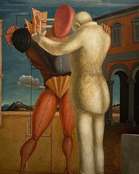 Giorgio de Chirico. 1888-1978.  The Prodigal Son. Tempera on canvas. 1922. Museo del Novecento.