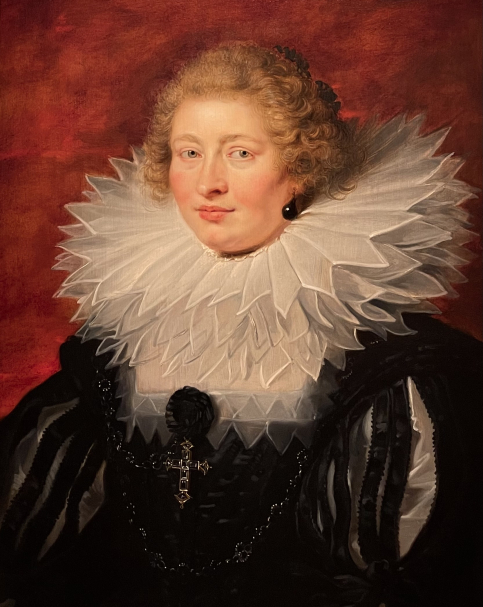 Peter Paul Rubens, 1577-1640.   Germany/Flandres.   Portrait of Madame de Vicq, 1625.   Oil on panel. Tel Aviv Museum of Art