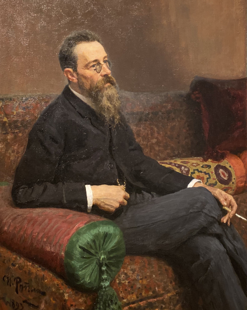 Ilya Repin. Portrait of the composer N.A. Rimsky-Korsakov. 1893. Russian Museum, St. Petersburg. Photo: Dan