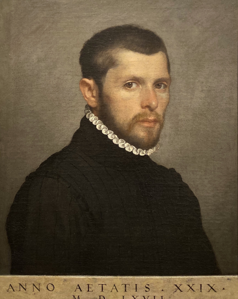 Giovan Battista Moroni. Portrait of a Twenty-Nine-Year-Old Gentleman. 1567. Accademia Carrara. Bergamo.