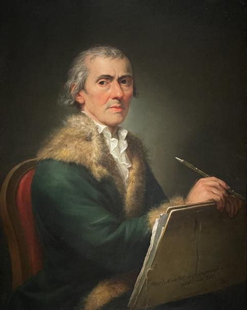 Martin Knoller 1725-1804. Self-Portrait, 1803. Oil on canvas.  Pinacoteca di Brera. Milan. Photo: Dan Daniel