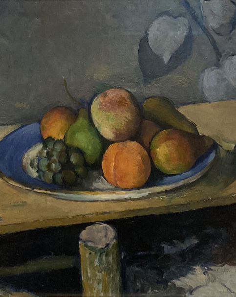 Paul Cazanne. Apples, Peaches, Pears and Grapes. 1879-80. Oil on canvas. Hermitage SPb. Photo Dan