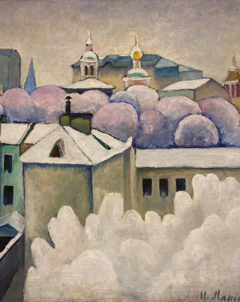 Ilya Mashkov. Winter City Landscape. 1914. Russian museum SPb