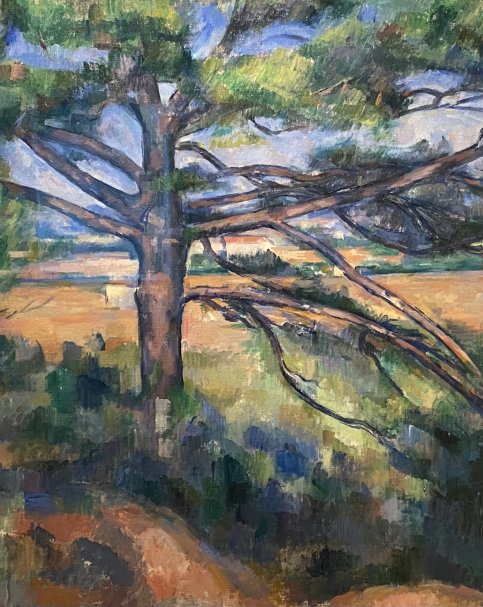 Paul Cézanne. Large Pine near Aix-en-Provence, 1895-1897. Hermitage SPb