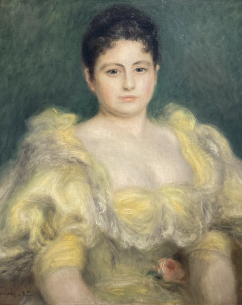 Pierre-August Renoir. 1841-1919. Portrait of madame Colonna Pichon. 1895. Musée Renoir.