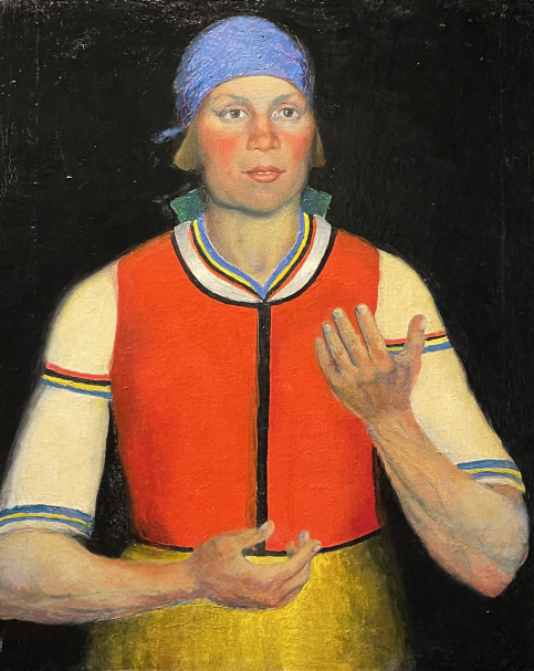 Kazimir Malevich 1879-1935. Female Worker, 1933. Oil on canvas. Photo Dan Daniel