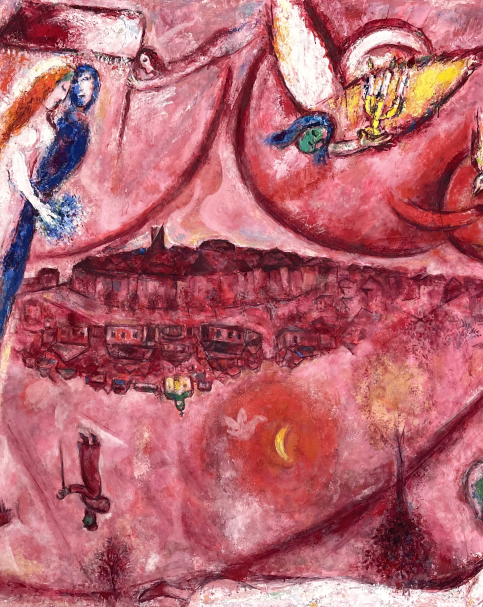 Marc Chagall. Le Cantique des Cantiques III . 1960. The National Marc Chagall museum. Nice.