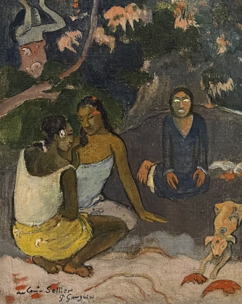 Paul Gauguin 1848-1903. Barbaric Tales, 1892. Oil on canvas. Tel Aviv Museum of Art. Photo Dan Daniel