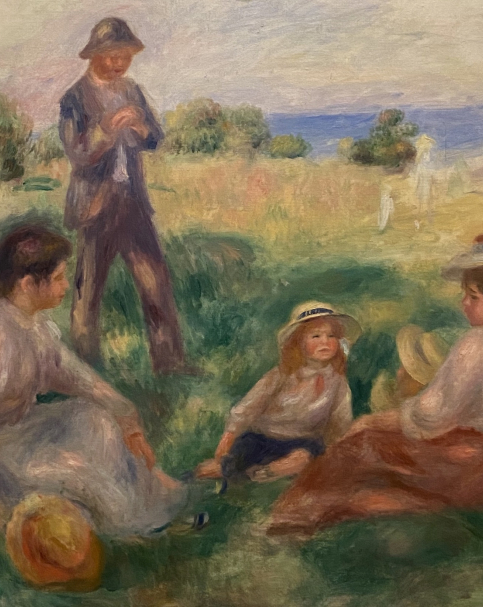 Pierre Auguste Renoir.  Party in the Country at Berneval. 1898. Hermitage SPb