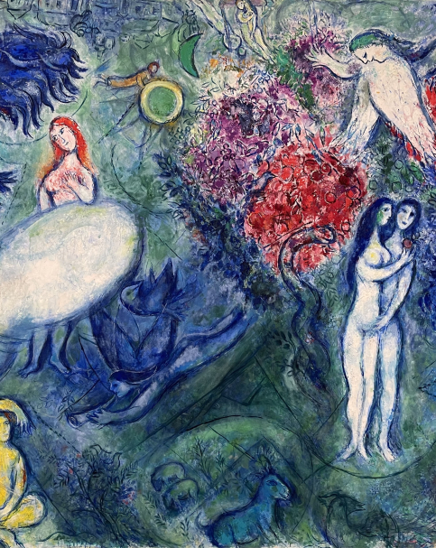 Marc Chagall. Paradise. 1961. Oil on canvas. The National Marc Chagall museum. Nice.