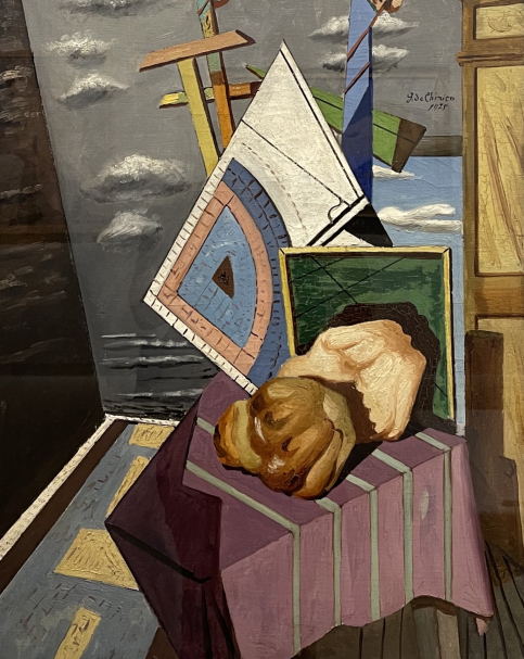 Giorgio de Chirico. 1888-1978.  Les brioches. Oil on canvas. 1925-1926. Museo del Novecento