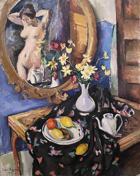 Jean Joveneau. Still-Life with a Mirror. 1912. Oil on canvas.  Hermitage SPb. Photo: Dan