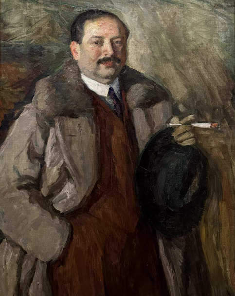 Leonid Pasternak 1862-1945 Portrait of Alfréd Manovill 1926