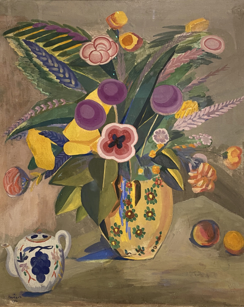 Martiros Sarian. Flowers of the East. 1916. Tempera on canvas.  M.Sarian House Museum. Yerevan.