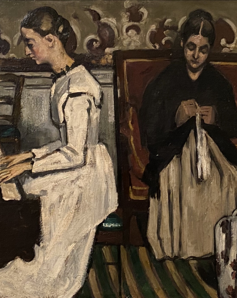 Paul Cézanne. Girl at the Piano (Overture to Tannhauser). 1869. Hermitage SPb