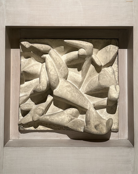 Alexander Archipenko 1887-1964. Sketch for Ceiling, 1913. Plaster. Tel Aviv Museum of Art. Photo Dan Daniel