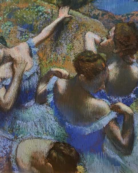 Edgar Degas. Blue Dancers. 1898. Pushkin State Museum of Fine Arts. Moscow