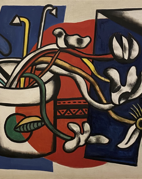 Fernand Leger 1881-1955. Flowers in Vase, 1954. Oil on canvas. Gift of Mr. and Mrs. George Friedland, USA, 1957. Tel Aviv Museum of Art. Photo Dan