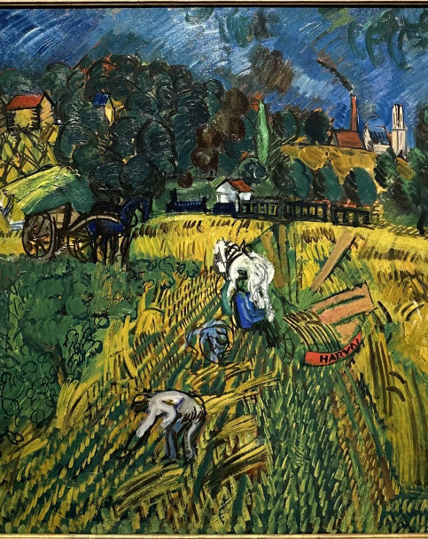 Raoul Dufy 1877 1953. Harvest Scene, ca. 1929-1930. Oil on canvas. Moshe and Sara Mayer Collection. Tel Aviv Museum of Art. Photo  Dan