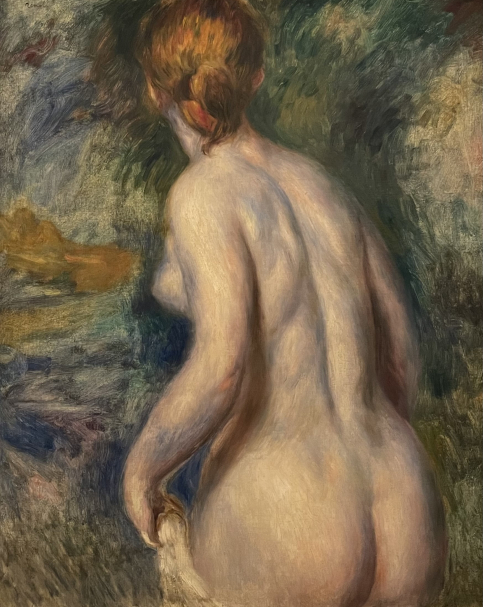 Pierre Auguste Renoir 1841-1919. Nude Seen the Back. 1881.  Oil on canvas. Tel Aviv Museum of Art.