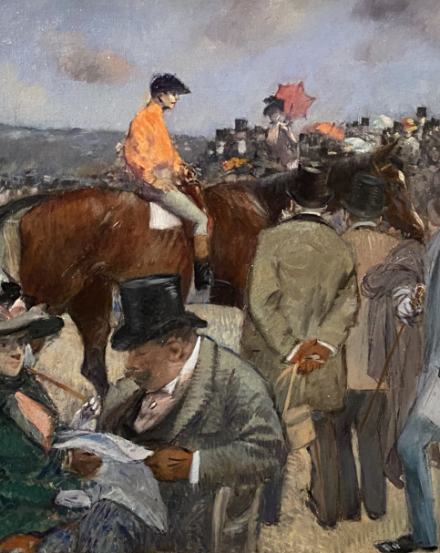 Jean-Louis Forain. The horse race. Late 1880s. Pushkin State Museum of Fine Arts. Moscow