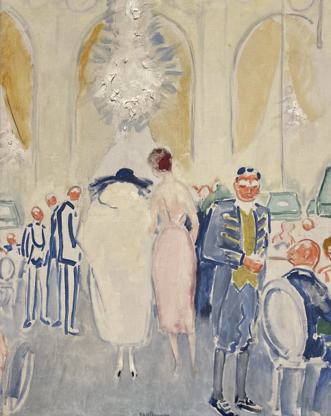 Kees van Dongen 1877-1904. Baccarat Hall in Deauville.  Oil on canvas. 1920. Tel Aviv museum of art. Photo Dan