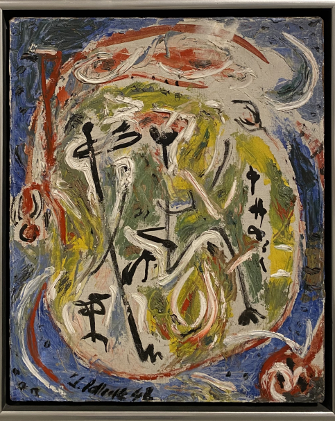 Jackson Pollock 1912-1956. Dancers, 1946. Oil on canvas.  Tel Aviv Museum of Art. Photo Dan