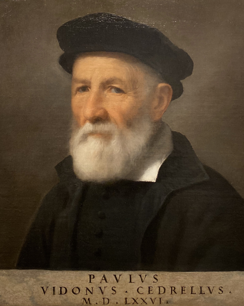 Giovan Battista Moroni (1520/1524 circa - 1579). Portrait of Paolo Vidoni Cedrelli. 1576. Accademia Carrara. Bergamo